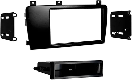 Metra Electronics 99-9227 Single/Double DIN Installation Kit for Select 2005-09 Volvo S60 and V70 (Black)