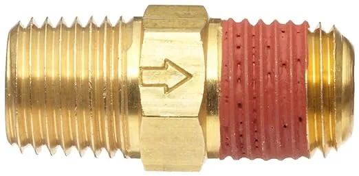 Control Devices-M2525-1WA Brass Ball Check Valve, 1/4" NPT Male