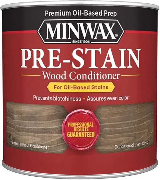 1/2 pt Minwax 13407 Clear Pre-Stain Oil-Based Wood Conditioner