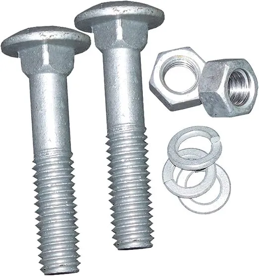 Dock Edge + Stationary Dock Hardware Fasteners Set, 3/8" - 8 Pack