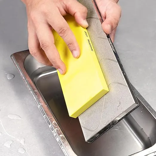 SHARPAL 145H 10 x 4 Inch Diamond Lapping Plate, Whetstone Flattener, Extra Coarse 220 Grit for Coarse Sharpening and Flattening Stones, Fix & Re-levelling any Whetstone and Sharpening Stones