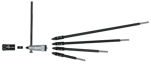 Mitutoyo 141-233, 2" - 12" X .001" Interchangeable Rod Inside Micrometer