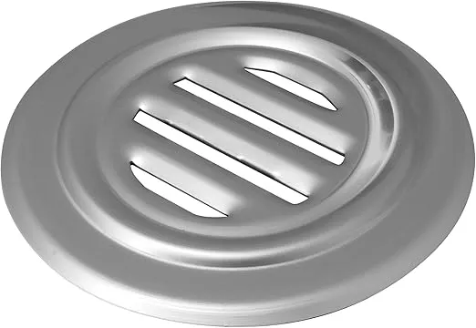 CRL Satin Anodized Finish Aluminum No-Draft Speak-Thru