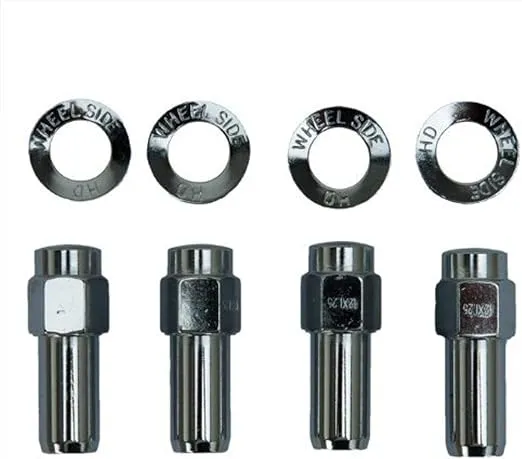 WELD RACING 601-1424 7/16-20RH Open End Lug Nut Kit, (Pack of 4)