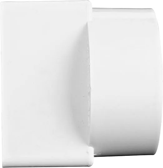 NDS 903 Styrene Downspout Adapter, 2-Inch by 3-Inch by 3-Inch, White Solvent