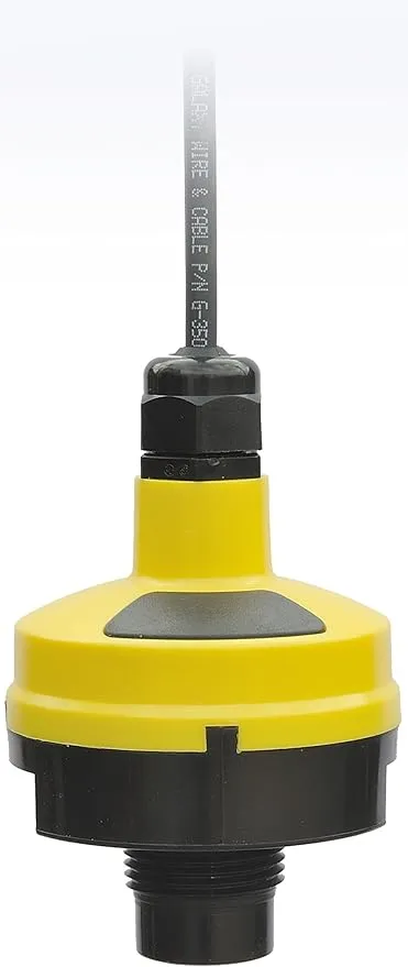 Flowline DL24-01 Polycarbonate EchoPod Multi Function Ultrasonic Level Transmitter with Fob, 1" NPT, 9.8' Range