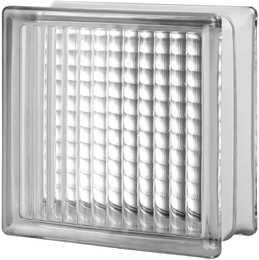 12 x12 x 4 CrossRib Glass Block