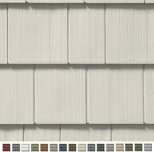 Cedar Impressions Double 7in. Straight Edge Perfection Shingles Siding (1/2 Square) Herringbone