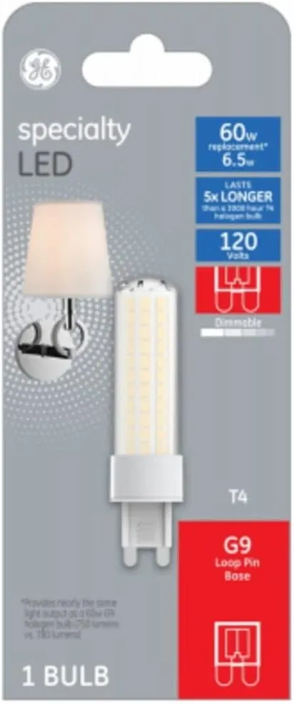 GE Lighting 93129028 LED Light Bulb, 6.5-Watts, 750 Lumens - Quantity 1