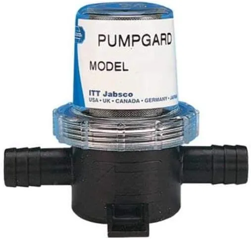 Jabsco Pumpgard in-Line Strainer 3/4 Hose - 40 Mesh