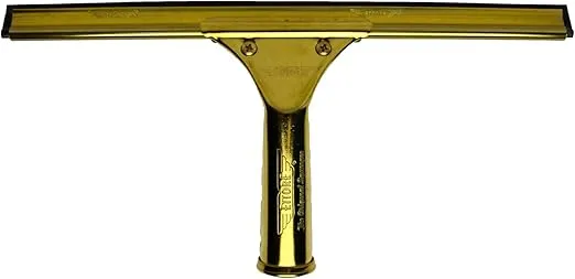 Ettore 10012 Rakel aus massivem Messing, Gold, 12-Inch