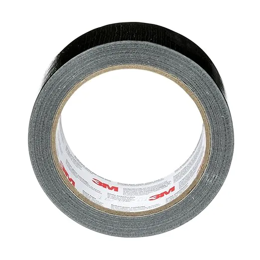3M Multi-Use Colored Duct Tape, Black with Strong Adhesive and Water-Resistant Backing, Multi-Surface 3M Duct Tape for Indoor and Outdoor Use, 1.88 Inches x 20 Yards, 1 Roll