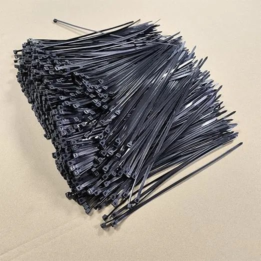Zip Ties 1000 PCS 12 Inch Cable Zip Ties Heavy Duty, Premium Plastic Wire Ties with 50 LBS Tensile Strength, UV Resistant Cable Ties, Self-Locking Black Nylon Tie Straps (12 inch 1000 pcs, Black)