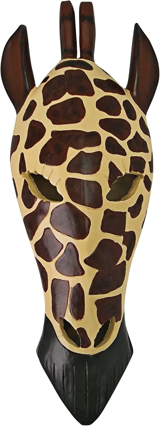 Design Toscano NG33503-Parent Tribal-Style Giraffe Mask, Medium