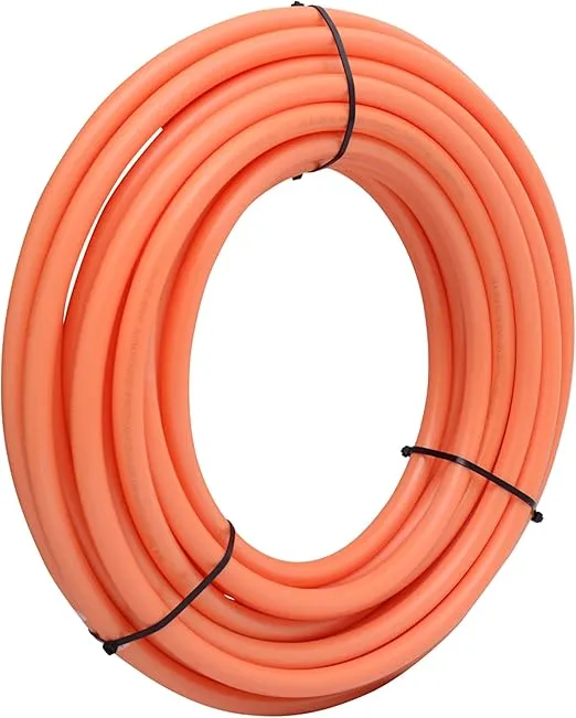 SharkBite 1 Inch x 100 Feet Orange PEX Pipe, Oxygen Barrier Flexible Water Tubing for Radiant Heating, U880O100