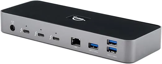 OWC 11-Port Thunderbolt Dock with 4 Ports, 4 USB Ports, Ethernet, Audio, and Card Reader Functionality for Thunderbolt 3 Mac or Thunderbolt 4 PC