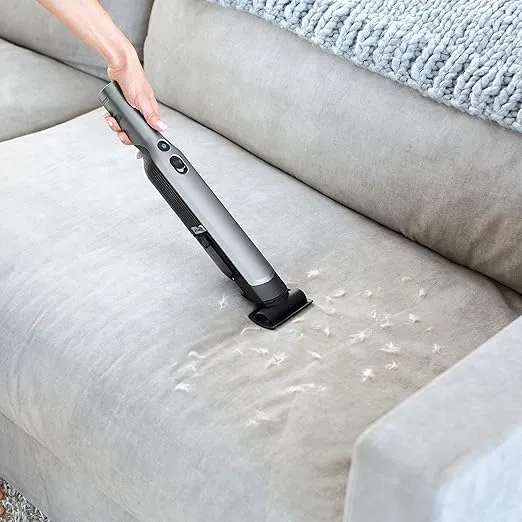 Shark WV201 WANDVAC Handheld Vacuum, Lightweight at 1.4 Pounds with Powerful Suction, Charging Dock, Single Touch Empty and Detachable Dust Cup,Graphite, Slate