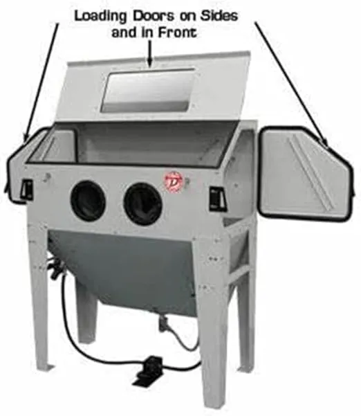 Atlas Automotive Equipment SBC420 Standard Sandblast Cabinet with Vacuum Effortlessly Cut Though Paint, Rust and Grime