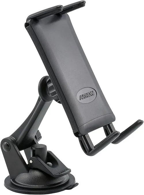 ARKON Mounts Slim-Grip Ultra Sticky Suction Windshield Phone Car Mount | Universal Phone Holder | Firm Windshield Suction | Adjustable 3" Arm | Compatible with iPad, Galaxy, Pixel and more | SM679