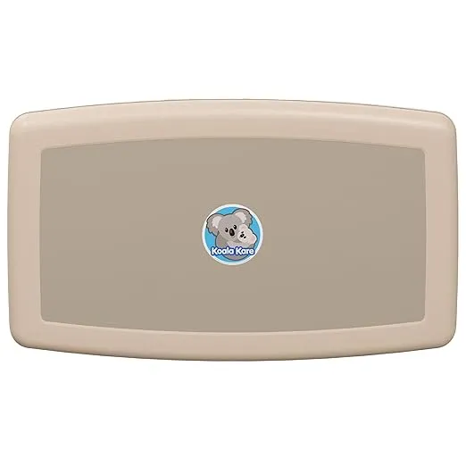 Koala Kare Surface-Mounted Horizontal Baby Changing Station, Model KB300-00 (Beige)