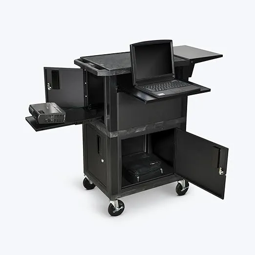 LUXOR WTPSCE 41"H Ultimate Presentation Station with Cabinets