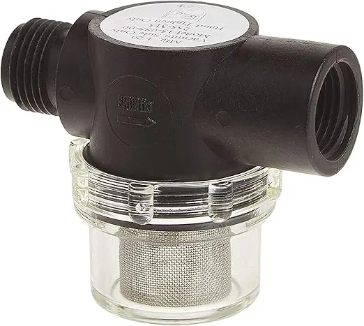 Shurflo 255-213 1/2" MNPT x FNPT Inline Strainer for 2088 Series Pumps