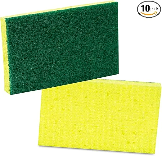 Scotch-Brite Professional Medium-Duty Scrubbing Sponge, 3 1/2 x 6 1/4, 10/Pack