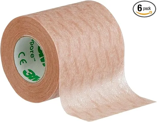 3M-1533-2 Tape Micropore Surgical LF Paper 2"x10yd Tan 6/Bx by 3M Part No. 1533-2