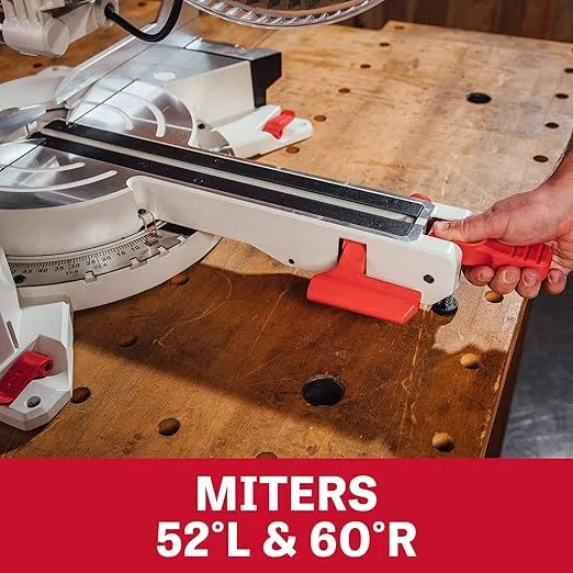 JET 10-Inch Sliding Dual-Bevel Compound Miter Saw, 1Ph 115V (JMS-10X)