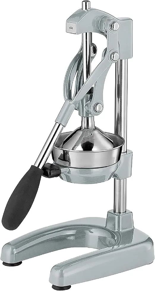 Cilio Commercial Grade Citrus Press Juicer, Silver Matte