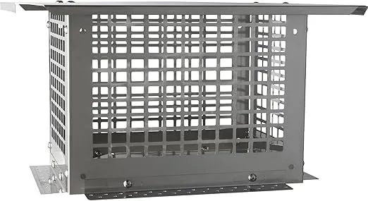 VEVOR Chimney Cap 9 x 13 inch Practical Accessories & Easy Installation, Fits Mesh Covers Outside Clay Flue Shingles, Silver