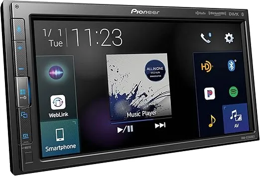 Pioneer DMH-C2500NEX Hideaway unit - Double DIN Android Auto and Apple CarPlay In-Dash Car Stereo Receiver, 6.8" Touchscreen