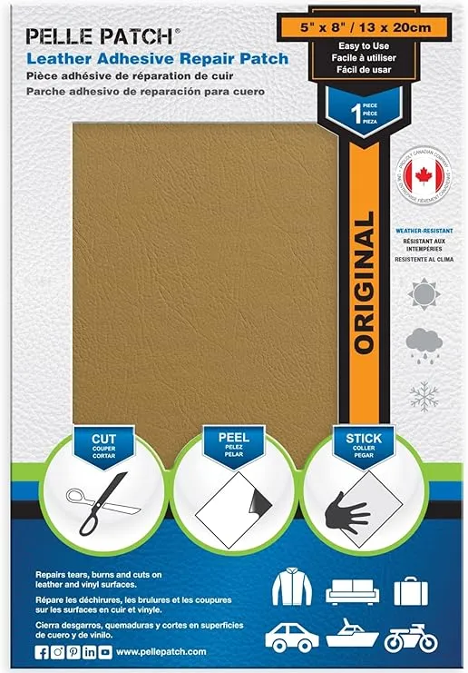 Pelle Patch - Vinyl Siding Patch Kit - 25 Colors Available - Original 5x8 - Yellow