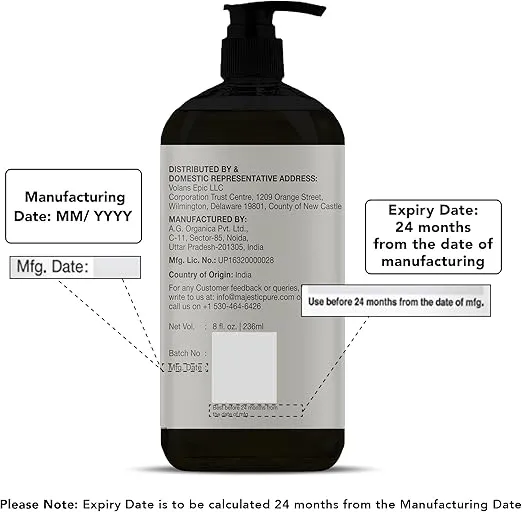 MAJESTIC PURE Eucalyptus Mint Massage Oil - Invigorating, Refreshing, and Relaxing - Massage, Made with Natural Oils - for All Skin Types - Men and Women - Made in USA - 8 fl oz