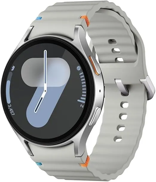 Samsung Galaxy Ai Watch 7 Latin American Version SM-L310N (44mm) Bluetooth Wellness Tips, Heart Rate Tracking, Sleep Monitor, Fitness Tracker (Silver)