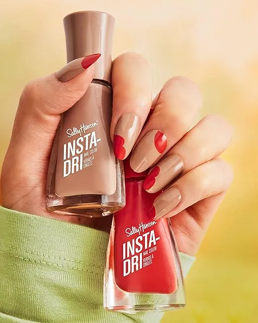 Sally Hansen Insta-Dri®, Taupe Priority, Quick Dry, Long Lasting, Streak-Free Shine, Nude Nail Polish