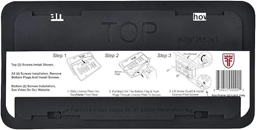 LD - Front Bumper Guard, Front Bumper Protection, License Plate Frame. Winner of Popular Mechanics Editors Choice Award 2012!