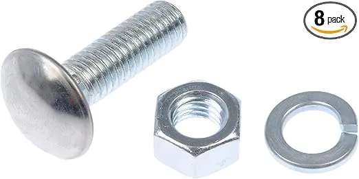 Dorman 605-006BX Bumper Bolt With Nuts - 7/16-14 In. x 1-1/2 In., 8 Pack Universal Fit