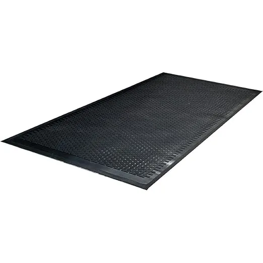 Guardian 14030500 Clean Step Outdoor Rubber Scraper Mat, Polypropylene, 36 x 60, Black