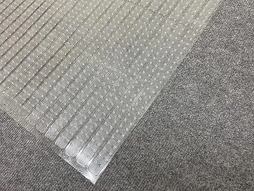Ottomanson Floor Protector Collection Waterproof Non-Slip Clear Design Indoor Protector Runner Rug, 2'2" x 8', Clear
