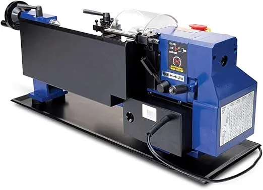 Eastwood Benchtop Metal Lathe 7 inch x 12 inch | Mini Metal Lathe Variable Speed 0-2500 RPM, Mini Lathe with 3-jaw Chuck | Benchtop Metal Lathe, Drilling Machine for Various Types of Metal Turning