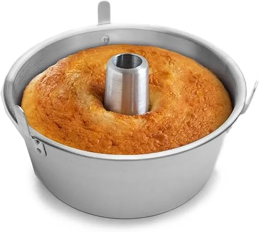 Fox Run Loose Bottom Angel Food Cake Pan, Aluminum, 10.75-Inch