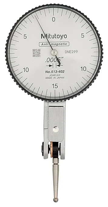 Mitutoyo 513-402, .0005" X .030" Horizontal Test Indicator, 0-15-0
