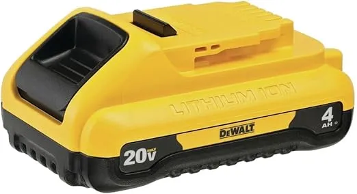 Dewalt DCCS623BDCB240C-BNDL 20V MAX Brushless Lithium-Ion 8 in. Cordless Pruning Chainsaw and 20V MAX 4 Ah Lithium-Ion Battery and Charger Starter Kit Bundle
