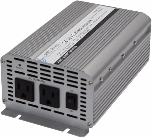 AIMS Power 1250 Watt / 2500 Watt Peak DC to AC Power Inverter, Economical