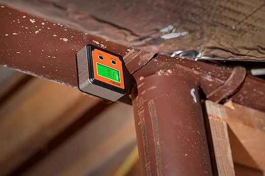 Johnson Level & Tool 1886-0000 Magnetic Digital Angle Locator w/ 2 Buttons, Orange, 1 Locator