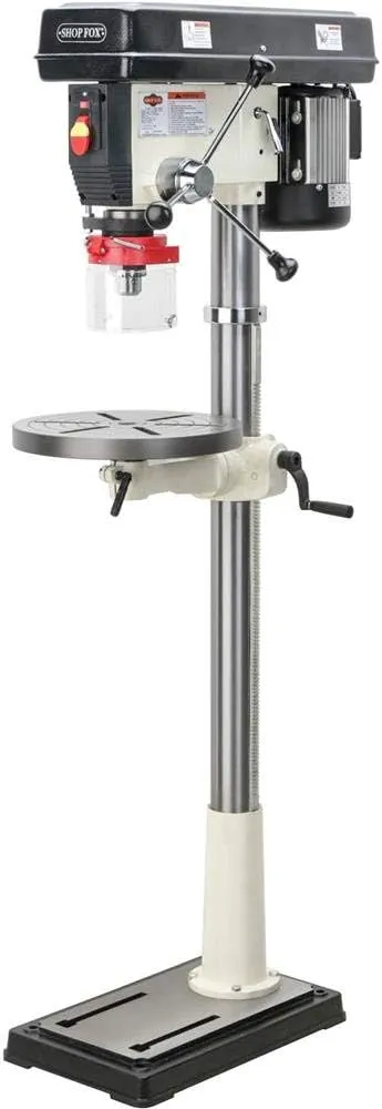SHOP FOX W1680 1-Horsepower 17-Inch Floor Model Drill Press, 34 Inch