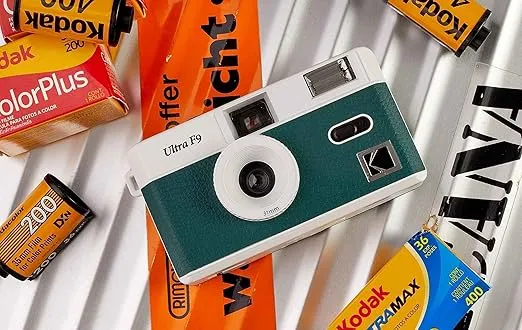 Kodak Kodak Ultra F9 Film Camera, 1.4 inches (35 mm), White x Green