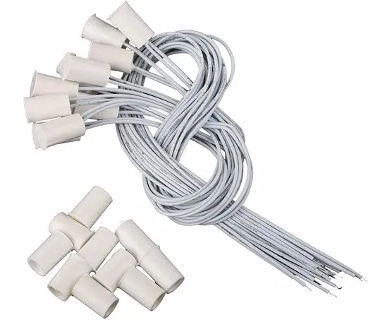 10pcs RC-33 NC Recessed Wired Window Door Contact Sensor Alarm Magnetic Reed Switch White