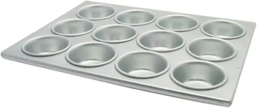 Winco 12-Cup Non-stick Muffin and Cupcake Pan, Aluminum